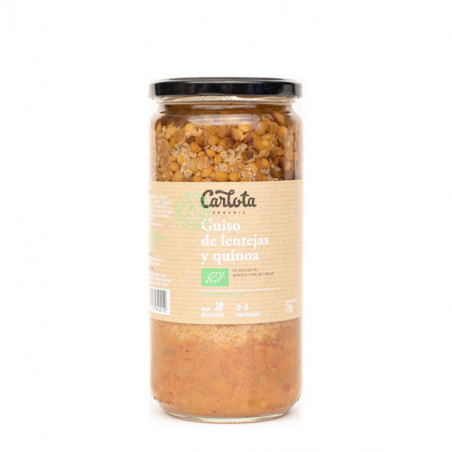Quinoa lentil stew jar 425 gr