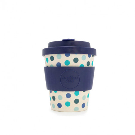 Bamboo polka blue cup 240 ml