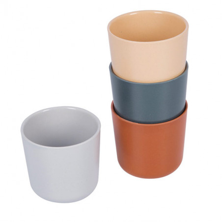 Bamboo 4 cups set