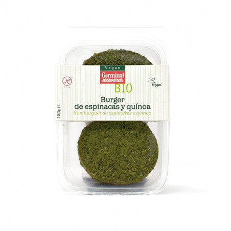 ** VEGEBURGER ESPINACAS QUINUA 180 GR