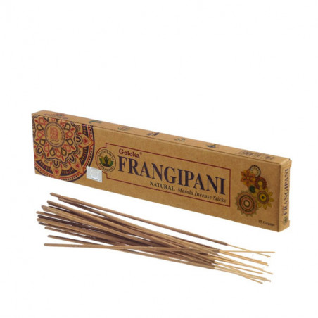 Goloka natural Frangipani incense sticks 15 gr