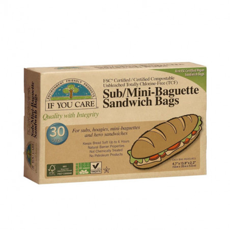 Mini-baguettes sandwich paper bags 30 und