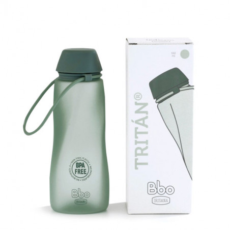 Green Tritan bottle 550 ml