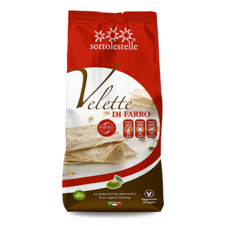 PAN CRUJIENTE VELETTE ESPELTA SIN LEVADURA 185 GR