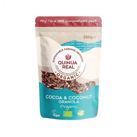 Quinoa cacao coconut granola 360 gr