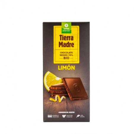 Lemon 70 % dark chocolate 100 gr