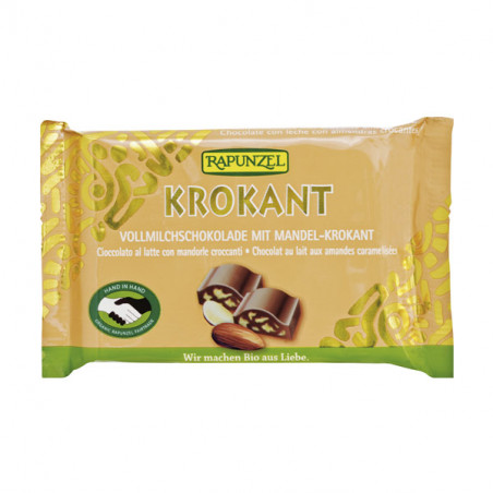 CHOCOLATE LECHE ALMENDRA CROCANTE 100 GR