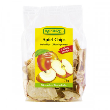 Crunchy apple chips bag 75 gr