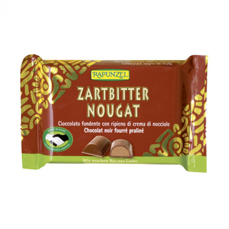 CHOCOLATE NOUGAT NEGRO 60 % 100 GR