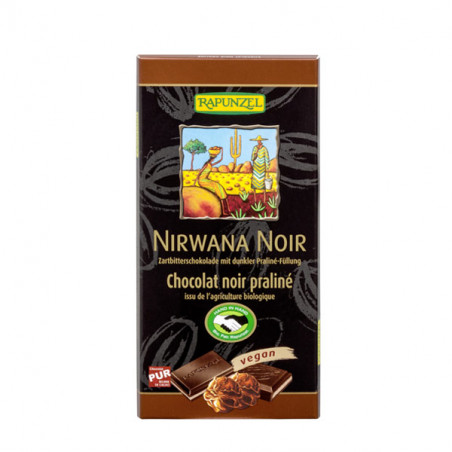 CHOCOLATE NIRWANA TRUFA VEGANO 55 % 100 GR