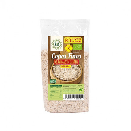 Fine oat flakes gluten free 500 gr