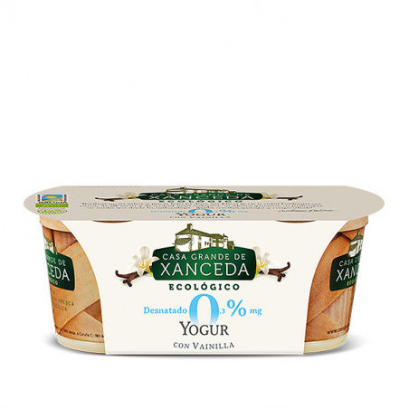 YOGUR CREMOSO DESNATADO 0%  VAINILLA 2X125 GR