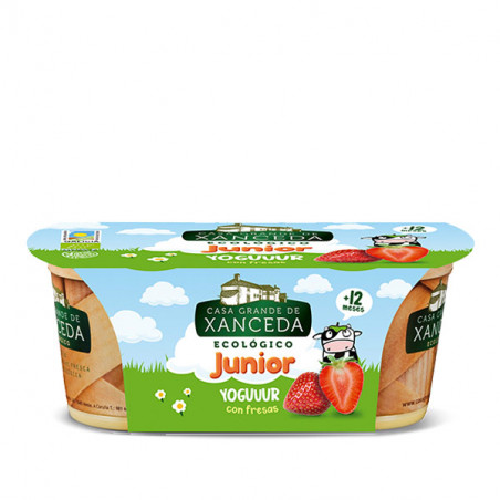 Strawberry junior yogurt 2X125 gr