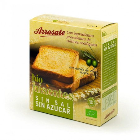 Unsalted unsweetened toasted bread 270 gr