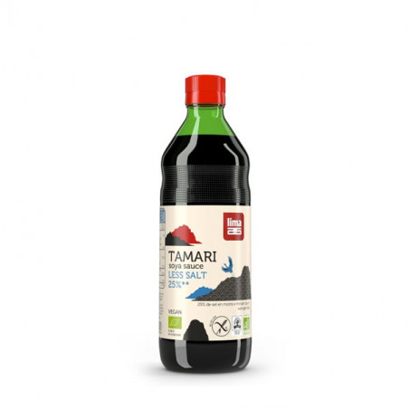 Tamari sauce bottle -25 % salt 250 ml