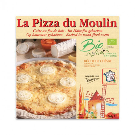 PIZZA QUESO CABRA CONGELADA 360 GR