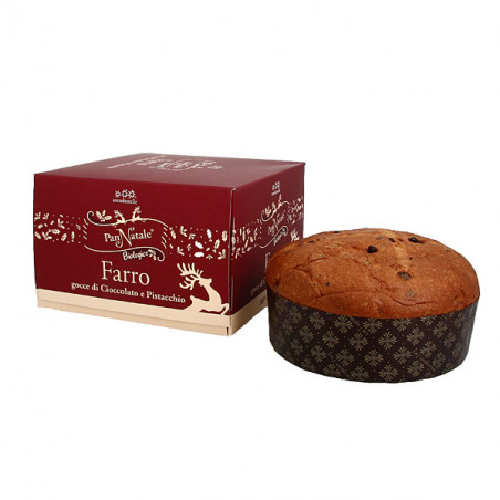 PANETTONE ESPELTA CHOCOLATE PISTACHO 500 GR
