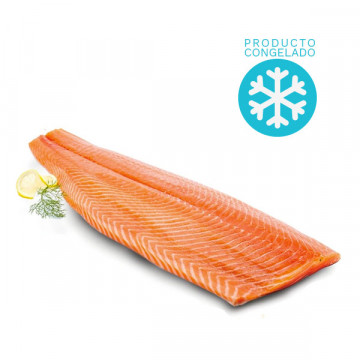 Frozen salmon loin frozen...
