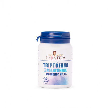 ** TRIPTÓFANO MELATONINA MAGNESIO VITAMINA B6 60 COMPS