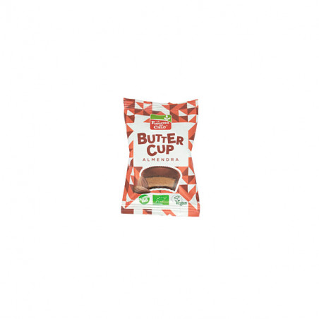 ** BUTTER CUP CHOCOLATE NEGRO RELLENO CREMA ALMENDRAS 25 GR