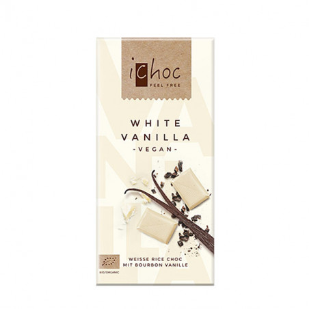CHOCOLATE BLANCO VEGANO VAINILLA 80 GR