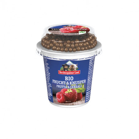 Crunchy choco raspberry yogurt 150 gr