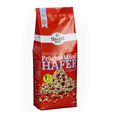 ** MUESLI COPOS AVENA FRUTAS SECAS SIN GLUTEN 450 GR