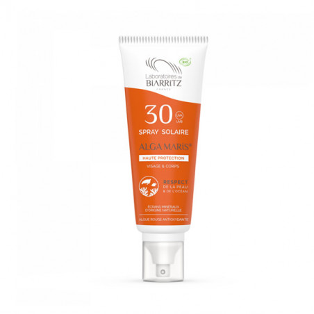 Face body sun cream protector 30 Spf Alga Maris 100