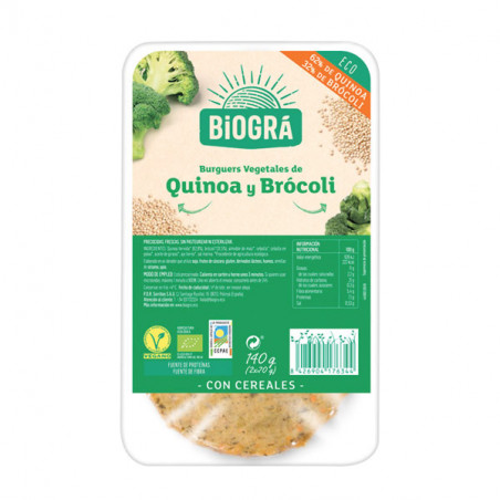 Broccoli quinoa burger 140 gr