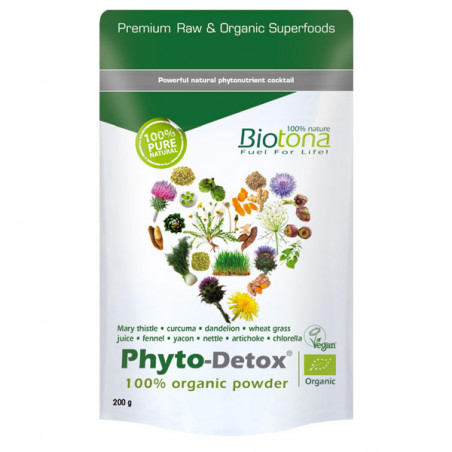 Phyto detox mixed plants powder 200 gr