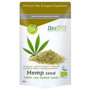 Raw hemp seeds 300 gr