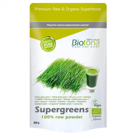 Super greens mixed herbs powder 200 gr