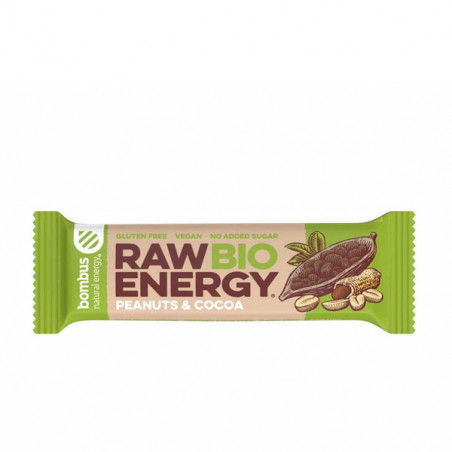 Cocoa peanut energetic bar 50 gr