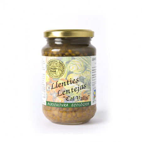 Cooked lentils jar 350 gr