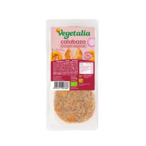 VEGEBURGER SEITÁN CALABAZA 160 GR