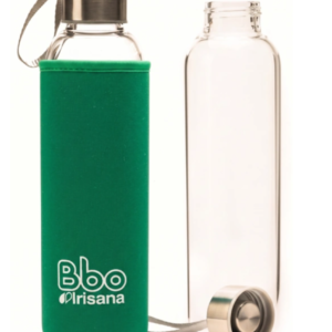 BOTELLA BOROSILICATO NEOPRENO VERDE 550 ML
