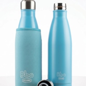 BOTELLA TERMO ACERO INOXIDABLE TURQUESA 750 ML