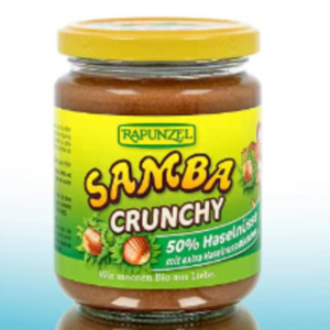 CREMA CHOCOLATE AVELLANAS CRIJIENTE SAMBA 250 GR
