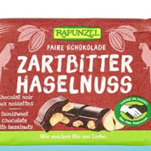 CHOCOLATE NEGRO AVELLANAS 100 GR