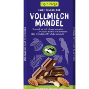CHOCOLATE LECHE ALMENDRAS ENTERAS 200 GR