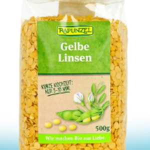 LENTEJA AMARILLAS 500 GR