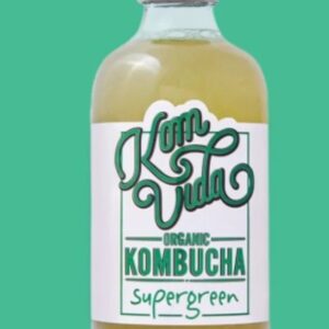 KOMBUCHA KIWI PEPINO ESPIRULINA SUPERGREEN 250 ML