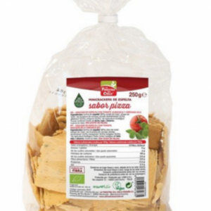 PAN CRUJIENTE MINICRACKER ESPELTA SABOR PIZZA  250 GR
