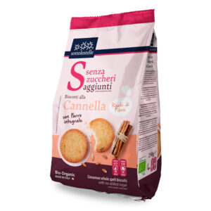 GALLETAS ESPELTA INTEGRAL CANELA SIN AZÚCAR 250 GR