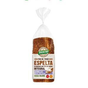 PAN MOLDE ESPELTA INTEGRAL SEMILLAS 400 GR