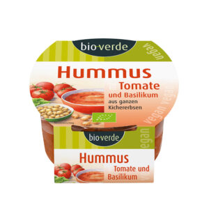 HUMMUS TOMATE ALBAHACA 150 GR