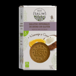 GALLETA AVENA NARANJA Y COCO SIN GLUTEN 135 GR
