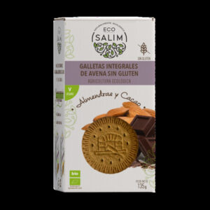 GALLETA AVENA ALMENDRA CACAO SIN GLUTEN 135 GR