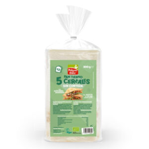 PAN MOLDE SIN CORTEZA 5 CEREALES 300 GR