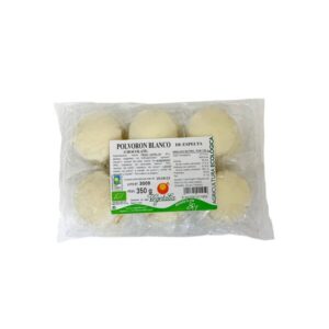 POLVORONES ESPELTA CHOCOLATE BLANCO 300 GR